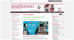 Desktop Screenshot of comune.martignano.le.it