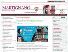 Tablet Screenshot of comune.martignano.le.it